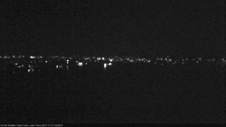 Lake Travis webcam, November 27, 2017 7:10 PM CT