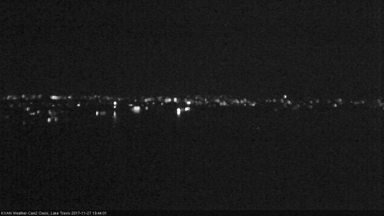 Lake Travis webcam, November 27, 2017 7:15 PM CT