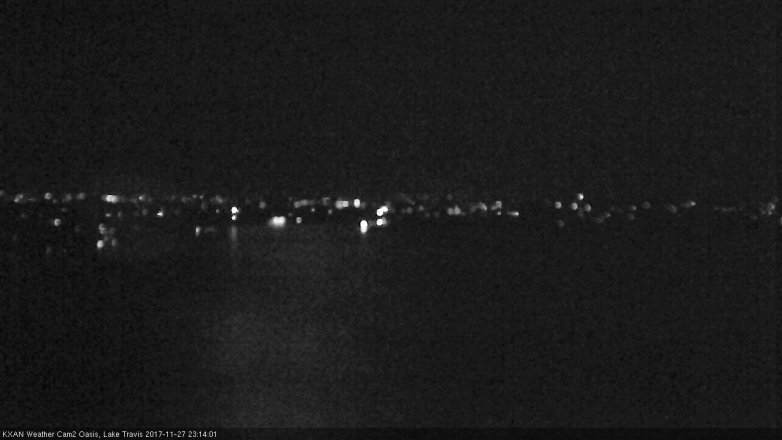 Lake Travis webcam, November 27, 2017 10:45 PM CT