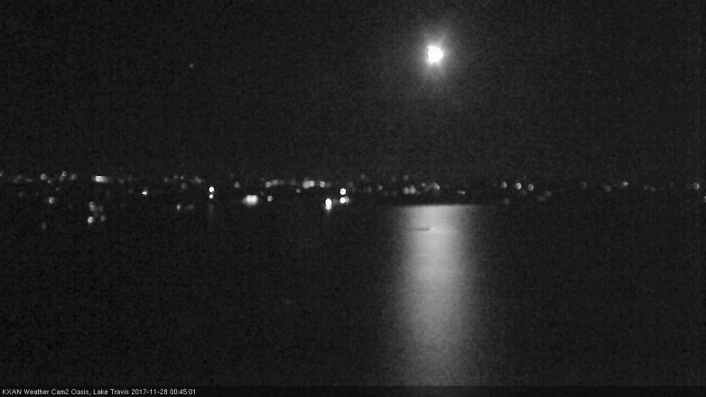 Lake Travis webcam, November 27, 2017 12:00 AM CT