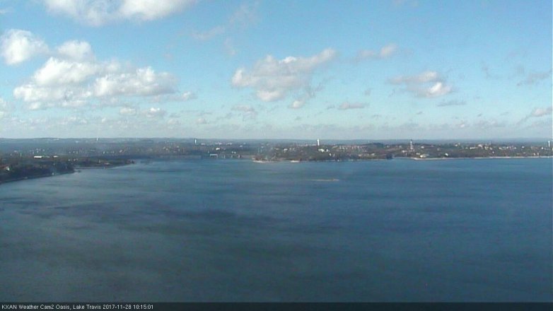 Lake Travis webcam, November 28, 2017 9:40 AM CT