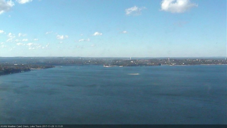 Lake Travis webcam, November 28, 2017 10:35 AM CT