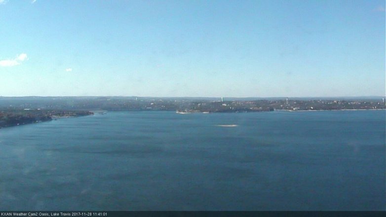 Lake Travis webcam, November 28, 2017 10:45 AM CT