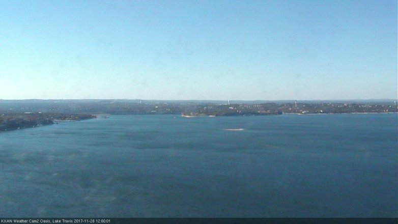 Lake Travis webcam, November 28, 2017 11:05 AM CT