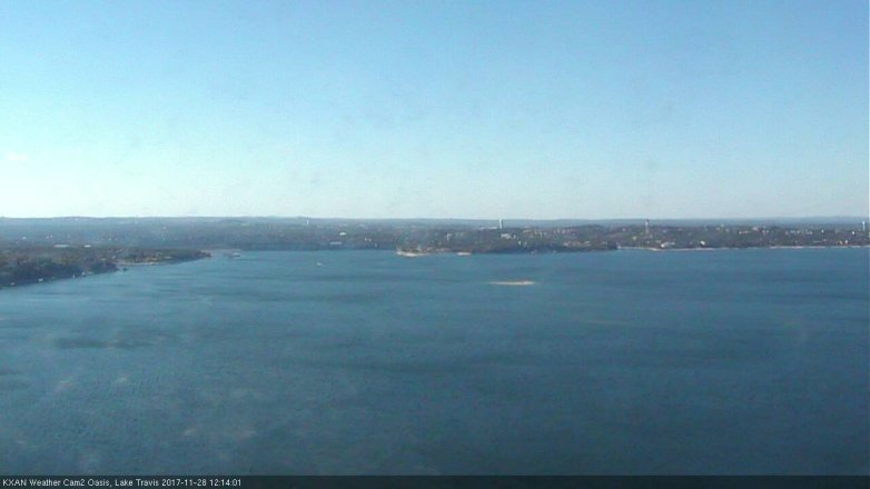 Lake Travis webcam, November 28, 2017 11:20 AM CT