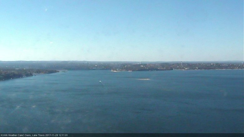 Lake Travis webcam, November 28, 2017 11:35 AM CT