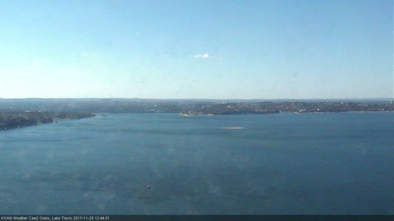Lake Travis webcam, November 28, 2017 12:00 PM CT