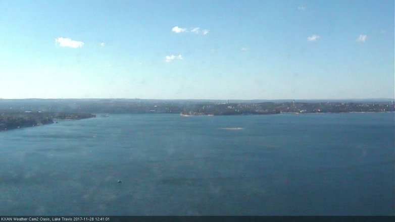 Lake Travis webcam, November 28, 2017 12:05 PM CT