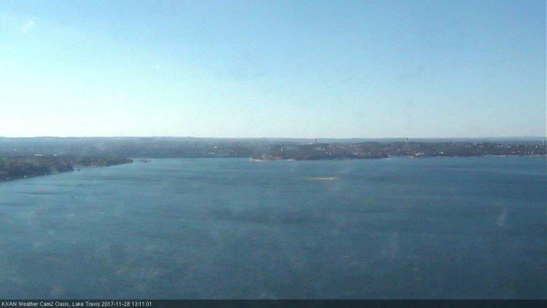 Lake Travis webcam, November 28, 2017 12:35 PM CT
