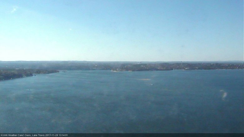 Lake Travis webcam, November 28, 2017 12:40 PM CT