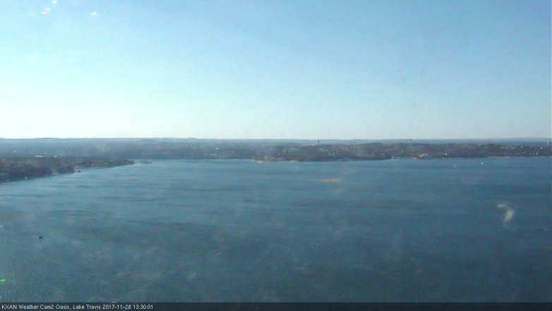 Lake Travis webcam, November 28, 2017 1:00 PM CT