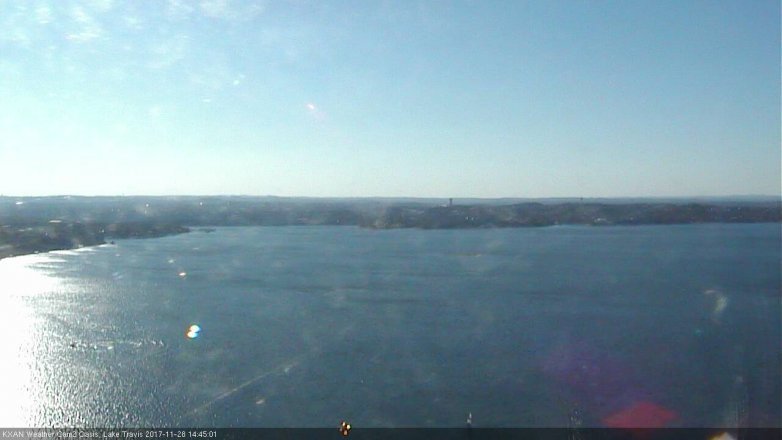 Lake Travis webcam, November 28, 2017 1:50 PM CT