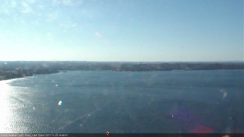 Lake Travis webcam, November 28, 2017 2:15 PM CT
