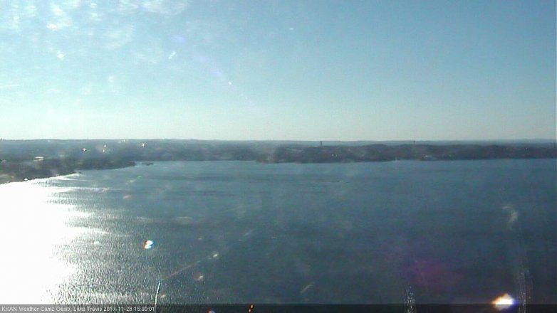Lake Travis webcam, November 28, 2017 2:30 PM CT