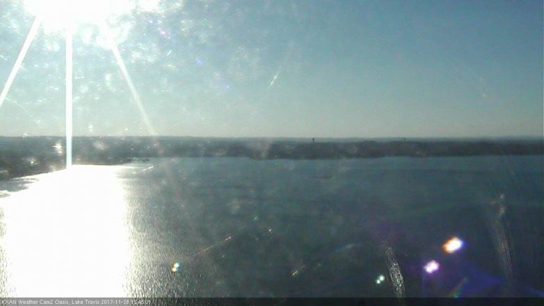 Lake Travis webcam, November 28, 2017 2:50 PM CT