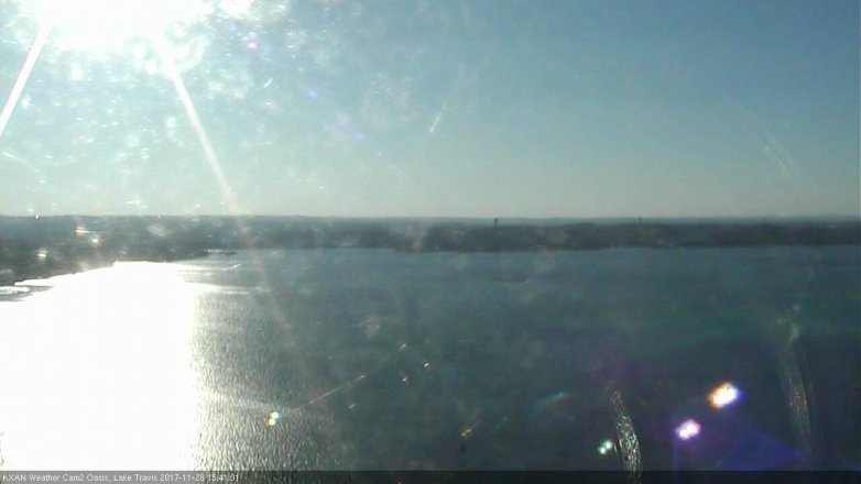Lake Travis webcam, November 28, 2017 3:10 PM CT
