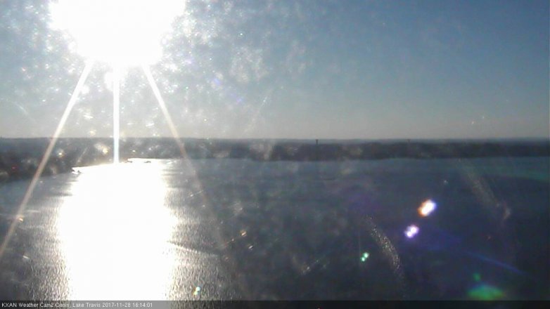 Lake Travis webcam, November 28, 2017 3:25 PM CT