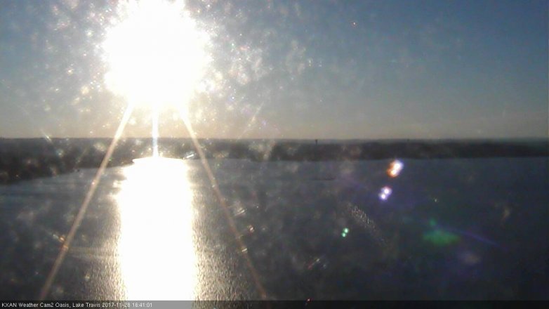 Lake Travis webcam, November 28, 2017 3:55 PM CT