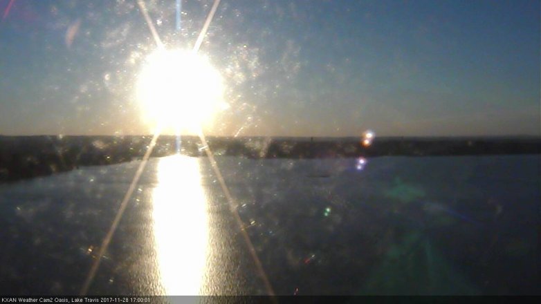 Lake Travis webcam, November 28, 2017 4:05 PM CT