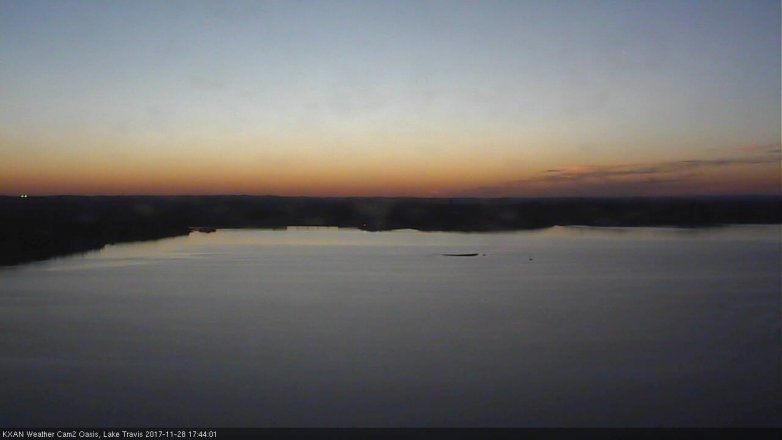 Lake Travis webcam, November 28, 2017 4:55 PM CT
