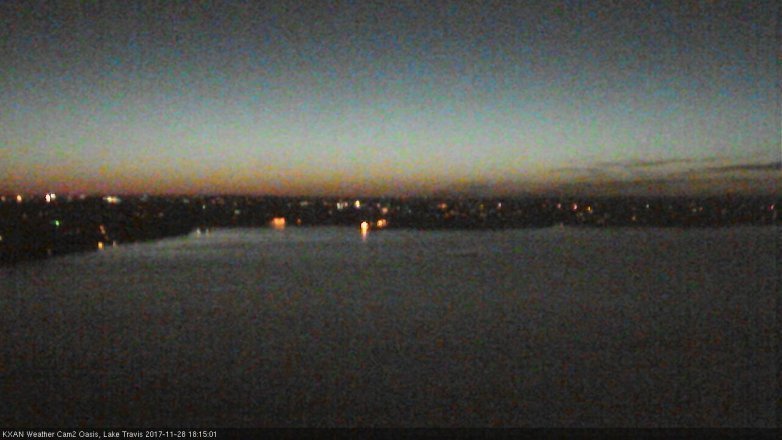 Lake Travis webcam, November 28, 2017 5:30 PM CT