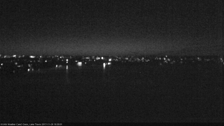 Lake Travis webcam, November 28, 2017 5:50 PM CT