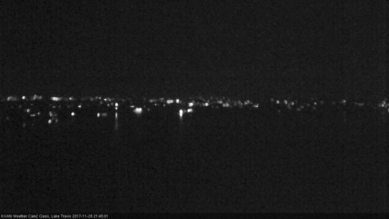Lake Travis webcam, November 28, 2017 8:55 PM CT