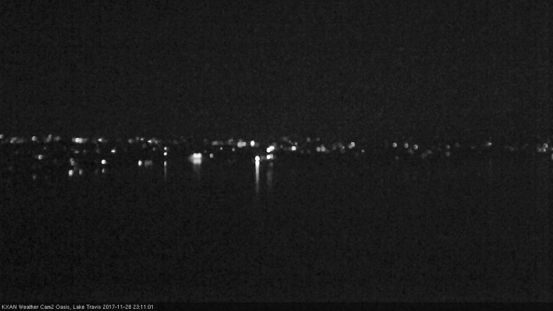 Lake Travis webcam, November 28, 2017 10:25 PM CT