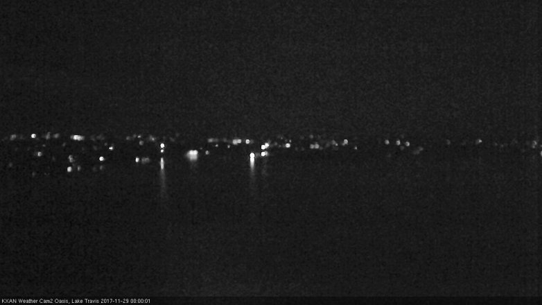 Lake Travis webcam, November 28, 2017 11:20 PM CT