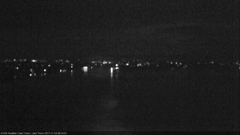 Lake Travis webcam, November 28, 2017 11:45 PM CT