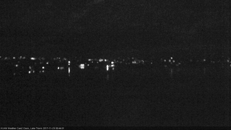 Lake Travis webcam, November 28, 2017 11:55 PM CT