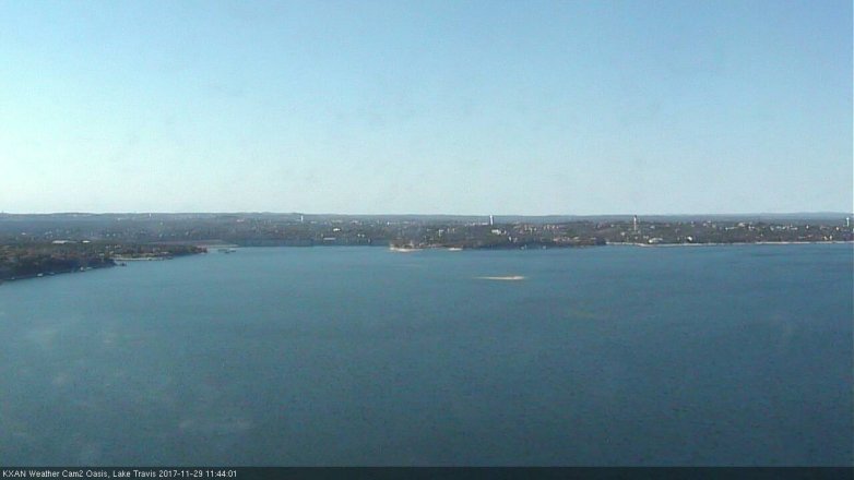 Lake Travis webcam, November 29, 2017 11:15 AM CT