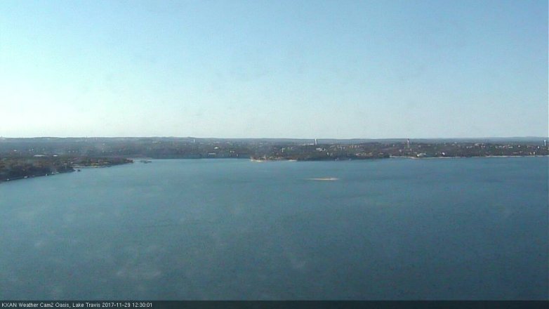 Lake Travis webcam, November 29, 2017 11:50 AM CT