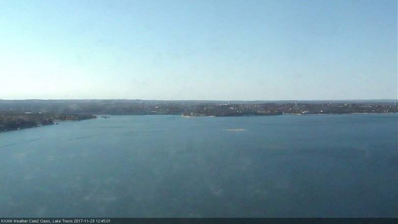 Lake Travis webcam, November 29, 2017 11:55 AM CT