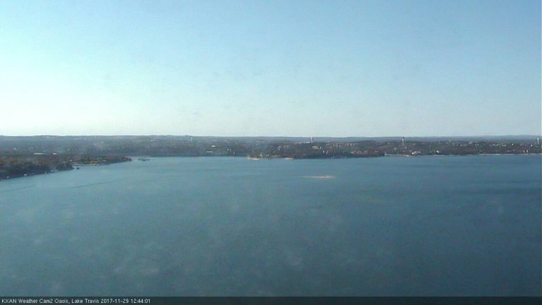 Lake Travis webcam, November 29, 2017 12:10 PM CT