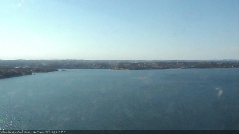 Lake Travis webcam, November 29, 2017 12:45 PM CT