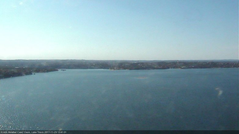 Lake Travis webcam, November 29, 2017 12:55 PM CT