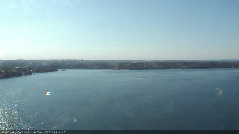 Lake Travis webcam, November 29, 2017 1:30 PM CT