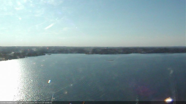 Lake Travis webcam, November 29, 2017 2:10 PM CT