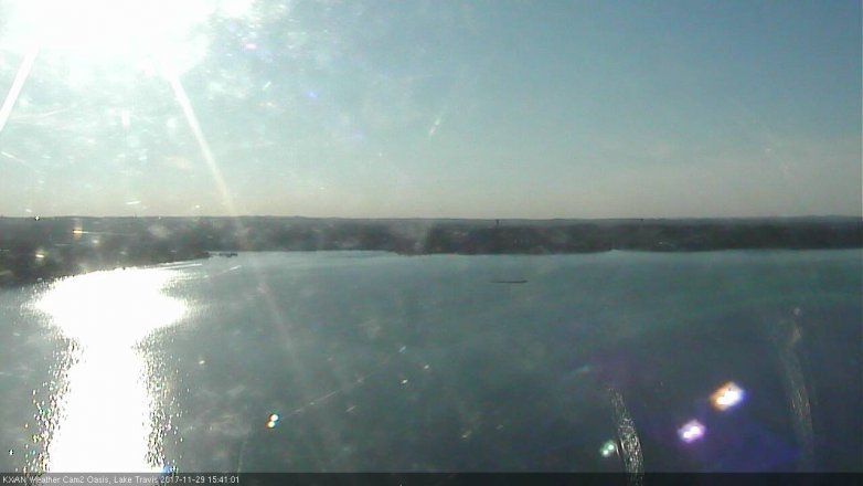 Lake Travis webcam, November 29, 2017 3:00 PM CT