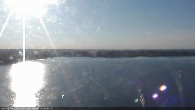 Lake Travis webcam, November 29, 2017 3:05 PM CT