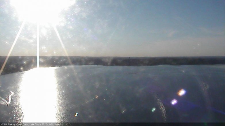 Lake Travis webcam, November 29, 2017 3:25 PM CT