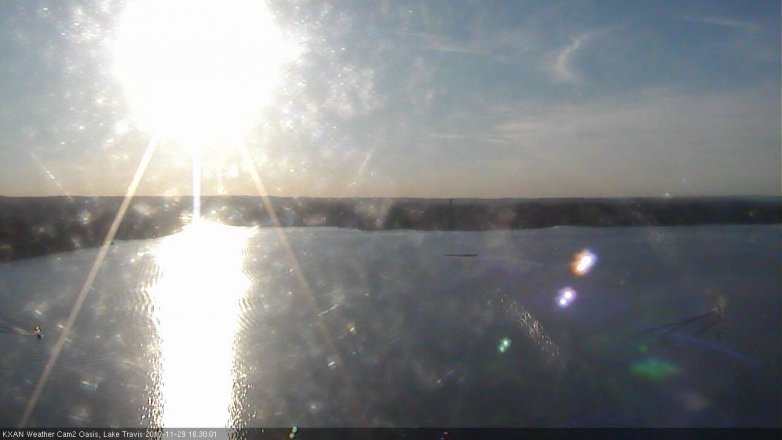 Lake Travis webcam, November 29, 2017 3:35 PM CT