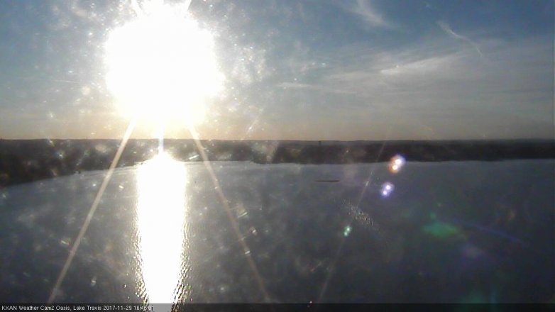Lake Travis webcam, November 29, 2017 4:00 PM CT