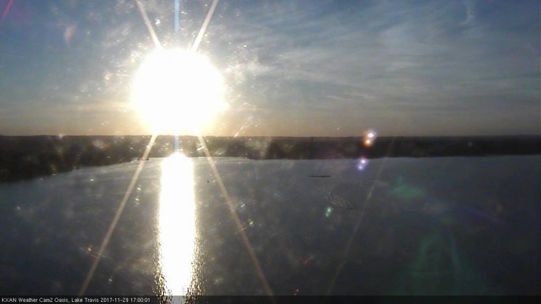 Lake Travis webcam, November 29, 2017 4:30 PM CT