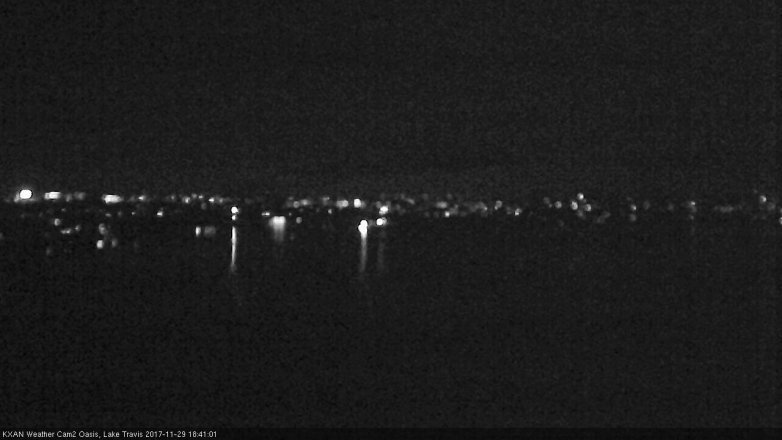 Lake Travis webcam, November 29, 2017 5:50 PM CT