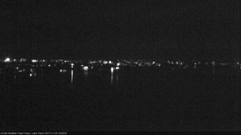 Lake Travis webcam, November 29, 2017 6:15 PM CT