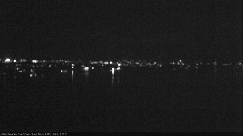 Lake Travis webcam, November 29, 2017 6:20 PM CT