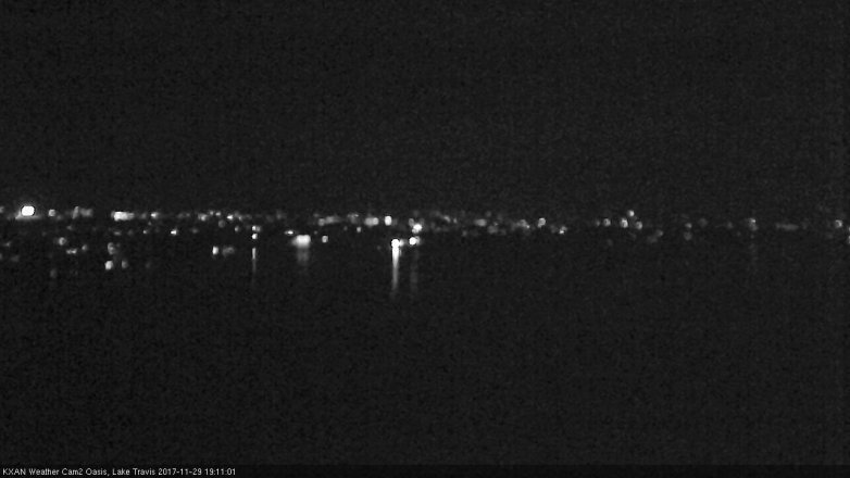 Lake Travis webcam, November 29, 2017 6:30 PM CT