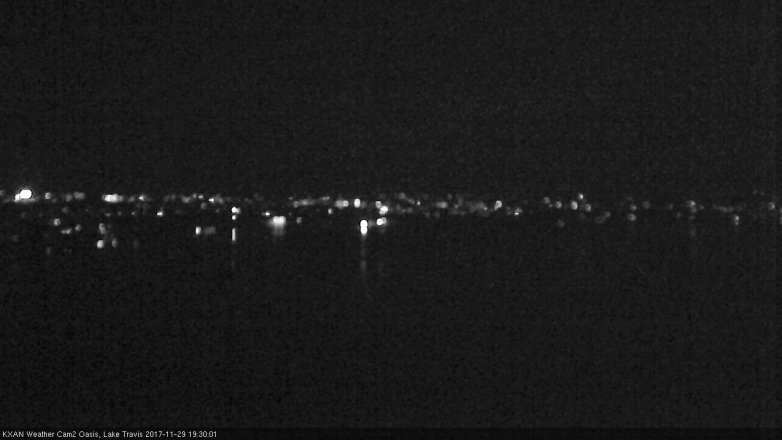 Lake Travis webcam, November 29, 2017 6:35 PM CT